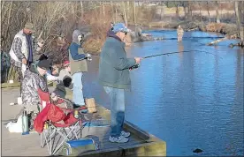  ?? SUBMITTED PHOTO ?? French Creek State Park is one of 34 parks that will open additional campsites for anglers for the statewide trout opener. This file photo is pre-COVID.