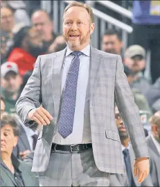  ?? Getty Images ?? HEY BUD! Mike Budenholze­r, a two-time Coach of the Year and one-time NBA champion, could be an option for the Nets as they go through the interview process for their vacancy.