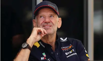  ?? Photograph: David Davies/PA ?? Adrian Newey will leave Red Bull in ‘the first quarter of 2025’.