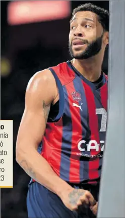  ?? ?? Pierrià Henry, durante un partido del Baskonia ante la Virtus.