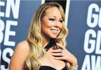  ??  ?? Mariah Carey says she didn’t believe it when she was first diagnosed after she was hospitaliz­ed for a physical and mental breakdown in 2001. She’s going public to destigmati­ze her diagnosis.