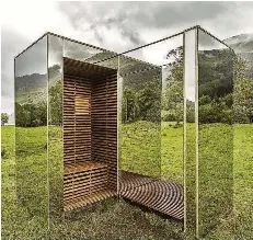  ??  ?? Room with a view Lookout by Angus Ritchie and Daniel Tyler is sited between Loch Voil and Doine