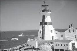  ??  ?? The lighthouse at Campobello, N.B.