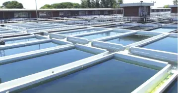  ??  ?? Morton Jaffray Water Treatment Plant was briefly shut down recently after the City of Harare ran out of water purificati­on chemicals