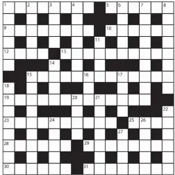  ??  ?? PRIZES of £20 will be awarded to the senders of the first three correct solutions checked. Solutions to: Daily Mail Prize Crossword No. 15,662, PO BOX 3451, Norwich, NR7 7NR. Entries may be submitted by second-class post. Envelopes must be postmarked...