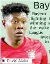  ??  ?? David Alaba