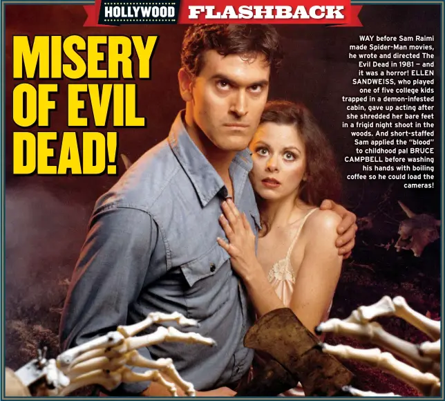 Evil Dead - Sam Raimi - Bruce Campbell / Ellen Sandweiss - Compra filmes e  DVD na