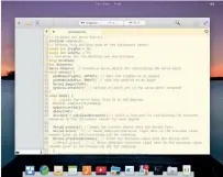  ??  ?? Code, elementary OS’s text editor, is beautifull­y crafted. We can’t guarantee our Arduino code is likewise.