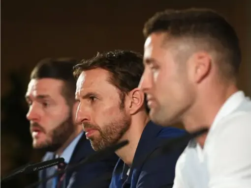  ??  ?? Southgate is hoping to usher in a new, more down to earth England era (Getty)