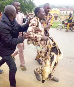  ??  ?? A ram thief, Suleiman Awokunle, who was jailed for six months by a Magistrate Court in Osogbo, Osun State