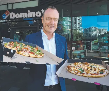  ?? Picture: ANNETTE DEW ?? Domino's CEO Don Meij has outlined a review system to help the performanc­e of franchisee­s.