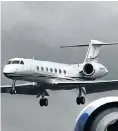  ??  ?? A luxury Gulfstream G550 private jet similar to the one sold by Steinhoff