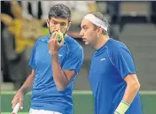  ??  ?? With Rohan Bopanna and Purav Raja losing, India need to win both reverse singles matches to qualify for World Group. USA TODAY SPORTS