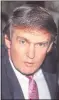  ??  ?? Donald Trump in the 1980s