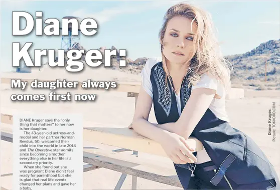 How Diane Kruger Became a Mother at 43