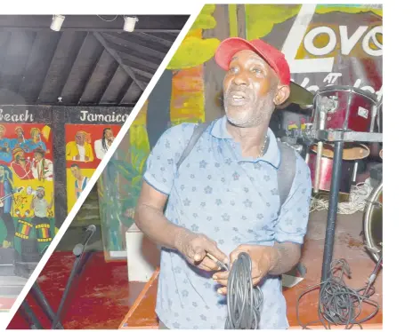  ?? PHOTOS BY JANET SILVERA ?? Veteran Negril musician Paul ‘Sly’ Francis has seen the genesis, upsurge and the decline of live reggae in Negril spanning more than three decades.