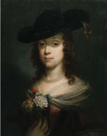  ?? FOTO: FRA ”KONGERNES KVINDER” ?? Vibeke Kruse, der var en af Christian IV’s elskerinde­r, malet af Peter Lely omkring 1640.