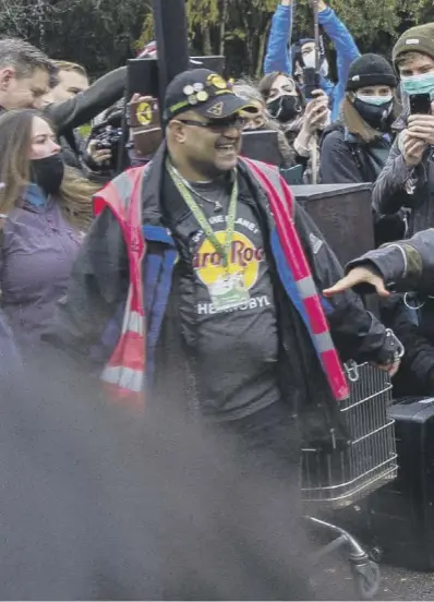  ?? ?? 0 Greta Thunberg attended a a Youth Climate Activist Rally yesterday afternoon in Glasgow’s