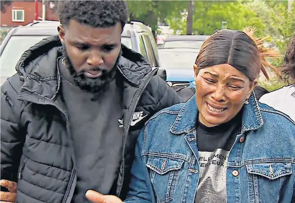  ?? ?? Joan Morris, above, Dea-john Reid’s mother, felt ‘let down’ by the system as her son’s attacker was acquitted of murder. Reid, right, was killed in a racially motivated attack