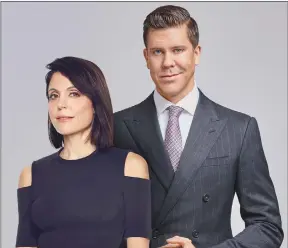  ??  ?? Bethenny Frankel and Fredrik Eklund star in “Bethenny and Fredrik”