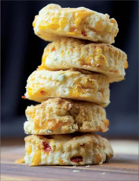  ?? Democrat-Gazette file photo ?? Pimento Cheese Biscuits