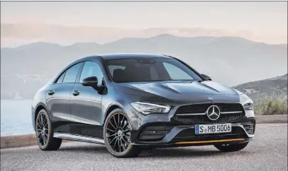  ?? Mercedes-benz ?? The CLA is based on the smaller A class’s front-wheel-drive platform. The CLA, therefore, grows a bit in size to be positioned between the A- and C-class models. Rear-seat space is still tight, though.