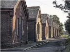  ??  ?? HUTS Similar refugee centre in Folkestone