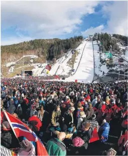  ?? FOTO: NTB SCANPIX ?? UAVKLART: Det er fortsatt uavklart om det blir Raw Air-avslutning i Vikersund.