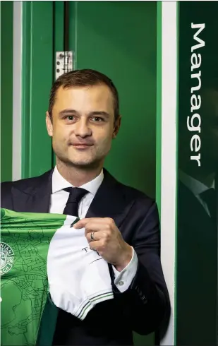  ?? ?? Hibs unveiled former Scotland and Celtic forward Shaun Maloney as the man to replace Jack Ross at Easter Road