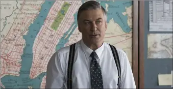  ??  ?? Alec Baldwin portrays the powerful Moses Randolph in “Motherless Brooklyn.”