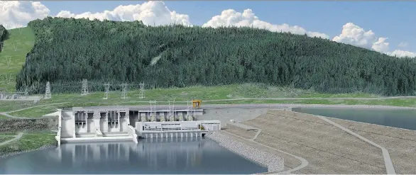  ?? B.C. HYDRO ?? A partnershi­p of Aecon Group, Flatiron Constructi­on, EBC and Dragados Canada has been named B.C. Hydro’s preferred contractor for the Site C generating station and spillways.