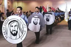  ?? Atiq Ur Rehman/Gulf News ?? A parade during the mass wedding in Sharjah.