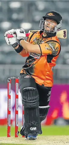  ?? Picture: GORDON ARONS/GALLO IMAGES ?? STAR PERFORMER: Ben Duckett smashed 75 runs to lead the NMB Giants to victory in their opening Mzansi Super League T20 clash