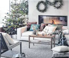  ?? FOTO: H&M HOME/DPA ?? Natürliche Elemente sind weiterhin in der Dekoration für Advent und Weihnachte­n gefragt.