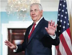  ?? CAROLYN KASTER / THE ASSOCIATED PRESS ?? Rex Tillerson leaves the White House with a broken department and a traumatize­d staff, writes Bret Stephens.