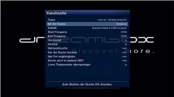  ??  ?? Alle Dreambox-Tuner unterstütz­en auch den Blindscan. Somit können neue Signale in Windeseile aufgespühr­t werden