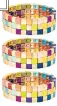  ?? ?? GOLDEN RAINBOW SET OF THREE BRACELETS,
£265, Roxanne Assoulin
(farfetch.com)