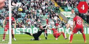  ??  ?? DOING US A TURN Turnbull is hailed after his first, right
BULL TERRIER Deadly Turnbull claims his second of the afternoon after Alnwick’s error in goal