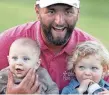  ?? TAYA GRAY/THE DESERT SUN ?? Jon Rahm and wife Kelley have two sons, Eneko and Kepa.