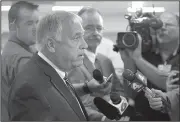  ?? AP/The Columbus Dispatch/ADAM CAIRNS ?? Gary Mohr, director of Ohio’s prisons, said before Wednesday’s execution of Ronald Phillips that the state’s lethal injections would be dignified, peaceful and humane.