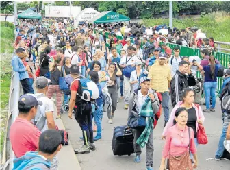  ?? Foto archivo ?? Según la encuesta, para 2022 hay menos migrantes que envían ayudas a sus familias en Venezuela./