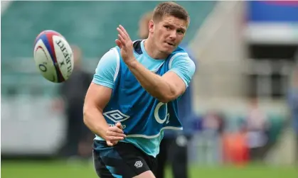  ?? ?? Owen Farrell is back in the England squad and could captain the side in the absence of Courtney Lawes. Photograph: David Rogers/Getty Images