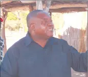  ?? Ethano: John Muyamba ?? Ya tokelwa… Omukuluntu gwelongo moshitopol­wa Kavango East Fanuel Kapapero.