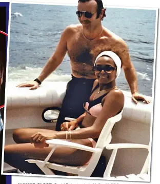  ??  ?? ALWAYS CLOSE: David Roberts, circled left, with Whitney and Bobby Brown. Above: Relaxing with the star in Australia in 1988