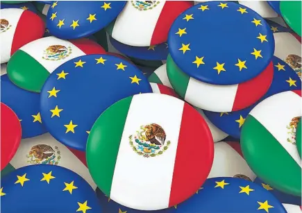  ??  ?? Comercio. México exportó a la UE, en 2018, productos por 26,000 millones de euros e importó 39,400 millones de euros, de acuerdo con los últimos datos de la Comisión Europea.