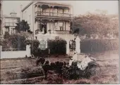  ??  ?? GRANDE OLD DAME: Described as an ‘important Edwardian villa’ by the City of Durban, Portview on Problem Mkhize Road has a rich history.