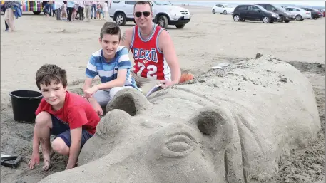  ??  ?? Expect to see plenty of works of art on Bettystown Beach on Sunday
