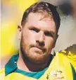  ??  ?? INSTABILIT­Y: Aaron Finch.