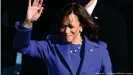  ??  ?? Kamala Harris was the first woman, first Black American and first South Asian American to be sworn into office as VicePresid­ent