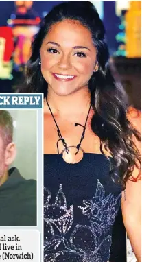  ?? ?? Manhunt: Rachel Waters, 26, sent out a plea to find Paul Magee, pictured above left